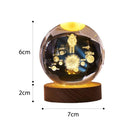 Cosmic 3D Crystal Ball: LED Night Light for Kids Decor Cosmic 3D Crystal Ball: LED Night Light for Kids Decor