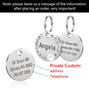 Personalized Stainless Steel Pet ID Tag for Dogs and Cats Personalized Stainless Steel Pet ID Tag for Dogs and Cats