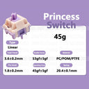 Princess Switch Tactile HIFI Mechanical Keyboard Switches Custom Options Princess Switch Tactile HIFI Mechanical Keyboard Switches Custom Options