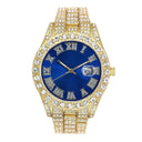 Luxury Diamond Hip Hop Watch Stylish Quartz Bling for Him Luxury Diamond Hip Hop Watch Stylish Quartz Bling for Him