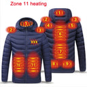 Heated Jacket USB Intelligent Dual Control 9 To 19 Zone Warm Heated Jacket USB Intelligent Dual Control 9 To 19 Zone Warm