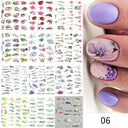 Stylish Floral & Geometric Nail Decals for Creative Manicures Stylish Floral & Geometric Nail Decals for Creative Manicures
