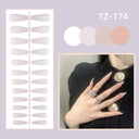 24Ps Set Square Head Coffin Pink Matte French Fake Nails 24Ps Set Square Head Coffin Pink Matte French Fake Nails