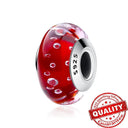 Colorful Heart Murano Glass Charm Sterling Silver Pandora Colorful Heart Murano Glass Charm Sterling Silver Pandora
