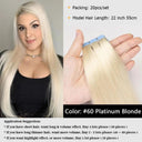 Fine Hair Transformation Seamless Skin Weft Tape Extensions Fine Hair Transformation Seamless Skin Weft Tape Extensions