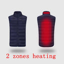 9 Areas Heated Vest Jacket USB Men Winter Hunting Jacket 9 Areas Heated Vest Jacket USB Men Winter Hunting Jacket