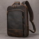 Men's Retro Crazy Horse Leather Backpack for 15.6 Inch Laptop Men's Retro Crazy Horse Leather Backpack for 15.6 Inch Laptop