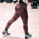 Trendy Tie-Dye Booty Lift Leggings Stylish High Waist Yoga Pants Trendy Tie-Dye Booty Lift Leggings Stylish High Waist Yoga Pants
