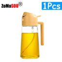 1-4Pc 2-in-1 Sprayer Pourer Oil Bottle for Kitchen Use 1-4Pc 2-in-1 Sprayer Pourer Oil Bottle for Kitchen Use