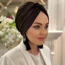 Modest Bubble Chiffon Hijab Cap For Versatile Wear Modest Bubble Chiffon Hijab Cap For Versatile Wear