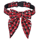Stylish Snowflake Bow Dog Collar for Festive Holiday Fashion Stylish Snowflake Bow Dog Collar for Festive Holiday Fashion