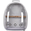 Featherway Bird Carrier Backpack Parrots Transparent Design Featherway Bird Carrier Backpack Parrots Transparent Design