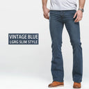 Mens Boot Cut Jeans Slightly Flared Slim Fit Denim Pants Mens Boot Cut Jeans Slightly Flared Slim Fit Denim Pants