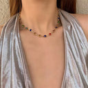 New Luxury Colourful Crystal Zircon Necklace For Women New Luxury Colourful Crystal Zircon Necklace For Women