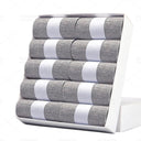 Ultimate Comfort: 10-Pack Black Cotton Business Socks Ultimate Comfort: 10-Pack Black Cotton Business Socks