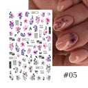 3D Sakura Blossom Nail Art Stickers for Elegant Designs 3D Sakura Blossom Nail Art Stickers for Elegant Designs
