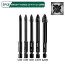 Greener Four Blade Hex Tile Drill Bits Set Premium Quality Greener Four Blade Hex Tile Drill Bits Set Premium Quality