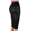 Faux Leather Bodycon Skirt: Urban Chic Fashion Essential Faux Leather Bodycon Skirt: Urban Chic Fashion Essential