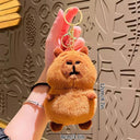 Funny Capybara Plush Toys Cute Keychain Pendant Doll Gift Funny Capybara Plush Toys Cute Keychain Pendant Doll Gift