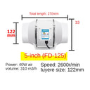 220V Silent Inline Exhaust Fan For Home And Kitchen Ventilation 220V Silent Inline Exhaust Fan For Home And Kitchen Ventilation