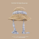 Straw Hat Japanese Style Hand Woven Womens Summer Lace Straw Hat Japanese Style Hand Woven Womens Summer Lace