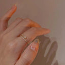 Heart-Shaped Zircon Ring Elegant Wedding Band Mood Tracker Heart-Shaped Zircon Ring Elegant Wedding Band Mood Tracker