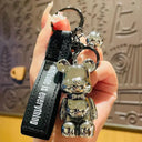 Crystal Bow Tie Bear Keychain Charm Pendant Cute Accessory Crystal Bow Tie Bear Keychain Charm Pendant Cute Accessory