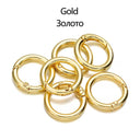 Metal O Ring Spring Clasps: DIY Jewelry Making Essentials Metal O Ring Spring Clasps: DIY Jewelry Making Essentials