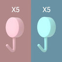 Self-Adhesive Wall Hooks Organize Home Easily No Drilling Self-Adhesive Wall Hooks Organize Home Easily No Drilling