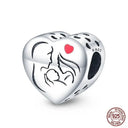 Sterling Silver Red Heart Beads for Pandora Jewelry Gifts Sterling Silver Red Heart Beads for Pandora Jewelry Gifts