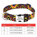 Large Dog Collar: Personalized Nylon Pet Collar for Dogs Large Dog Collar: Personalized Nylon Pet Collar for Dogs