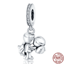 Zircon Heart Charm Pendant Sparkling Sterling Silver Jewelry Zircon Heart Charm Pendant Sparkling Sterling Silver Jewelry