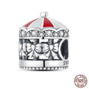 Sterling Silver Red Heart Beads for Pandora Jewelry Gifts Sterling Silver Red Heart Beads for Pandora Jewelry Gifts