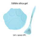 Pet Food Sealer Spoon Canned Lid Fresh-Keeping Silicone Cover Pet Food Sealer Spoon Canned Lid Fresh-Keeping Silicone Cover