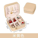 Mini Jewelry Organizer Travel Case for Elegant Storage Mini Jewelry Organizer Travel Case for Elegant Storage