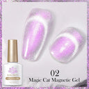 9D Cat Magnetic Gel Nail Polish Pink Purple UV Varnish Set 9D Cat Magnetic Gel Nail Polish Pink Purple UV Varnish Set