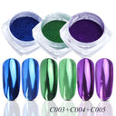 Mirror Glitter Nail Powder Kit - Metallic Holographic Pigments Mirror Glitter Nail Powder Kit - Metallic Holographic Pigments