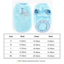Warm Coral Fleece Pet Vest Coat for Small Medium Dogs Cats Warm Coral Fleece Pet Vest Coat for Small Medium Dogs Cats