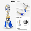 925 Silver Charm Bracelet with Zircon Pendant Beads DIY Jewelry 925 Silver Charm Bracelet with Zircon Pendant Beads DIY Jewelry