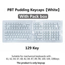 Premium PBT Pudding Keycaps Set For RGB Backlit Keyboards Premium PBT Pudding Keycaps Set For RGB Backlit Keyboards