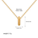 3D Bubble Initial A-Z Mini Necklace Gold Plated Jewelry Gift 3D Bubble Initial A-Z Mini Necklace Gold Plated Jewelry Gift