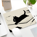 Black Cat Gaming Mousepad Stylish Desk Mat for Work Play Black Cat Gaming Mousepad Stylish Desk Mat for Work Play