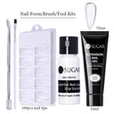 Glowing White Gel Nail Extension Kit for Beautiful Nails Glowing White Gel Nail Extension Kit for Beautiful Nails