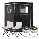 2 Person Portable Steam Sauna Tent For Home Spa Wellness 2 Person Portable Steam Sauna Tent For Home Spa Wellness