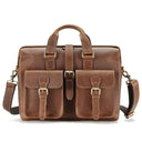 Classic Vintage Leather Briefcase for Men - 15.6 Inch Bag Classic Vintage Leather Briefcase for Men - 15.6 Inch Bag