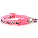 Colorful Cats Pattern Bell Collar Stylish and Safe Accessory Colorful Cats Pattern Bell Collar Stylish and Safe Accessory