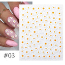 3D Sakura Blossom Nail Art Stickers for Elegant Designs 3D Sakura Blossom Nail Art Stickers for Elegant Designs