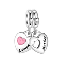 Sterling Silver Puppy Family Zircon Pendant For Dog Lovers Sterling Silver Puppy Family Zircon Pendant For Dog Lovers