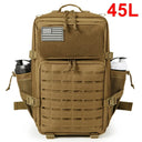 25/45L Women Men Tactical Molle Backpack with Cup Holders 25/45L Women Men Tactical Molle Backpack with Cup Holders