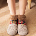 Mens Cozy Winter Fleece Socks Non Slip Warmth Comfort Mens Cozy Winter Fleece Socks Non Slip Warmth Comfort